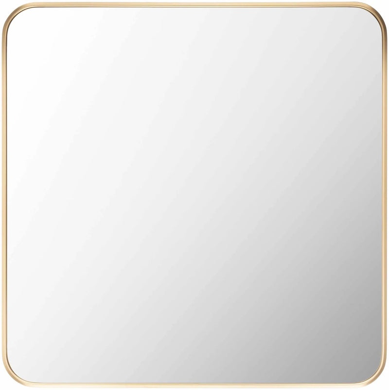 Ockenfels Modern Arched Gold Wall Mirror by Boutique Rugs