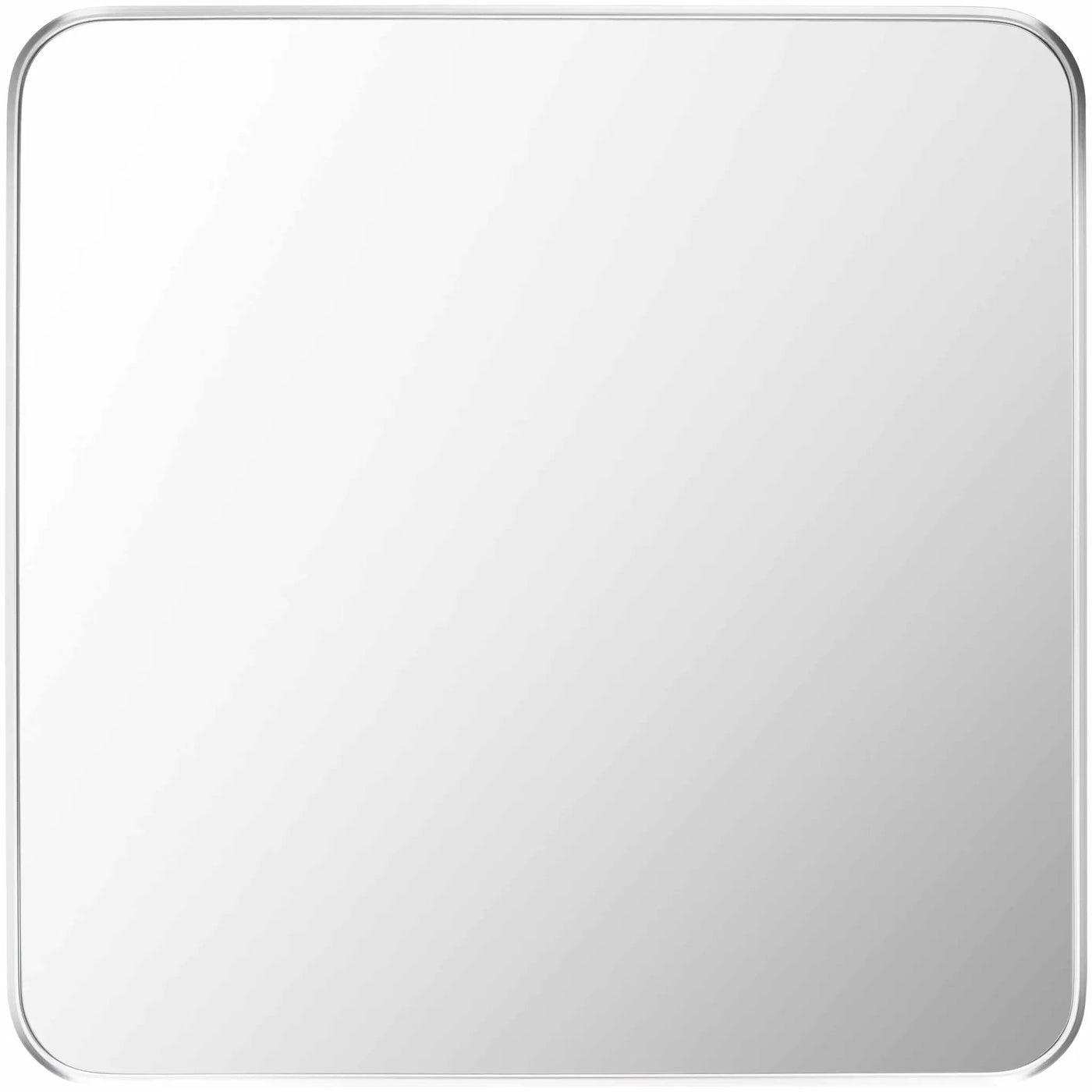 Ockenfels Modern Arched Silver Gray Wall Mirror by Boutique Rugs