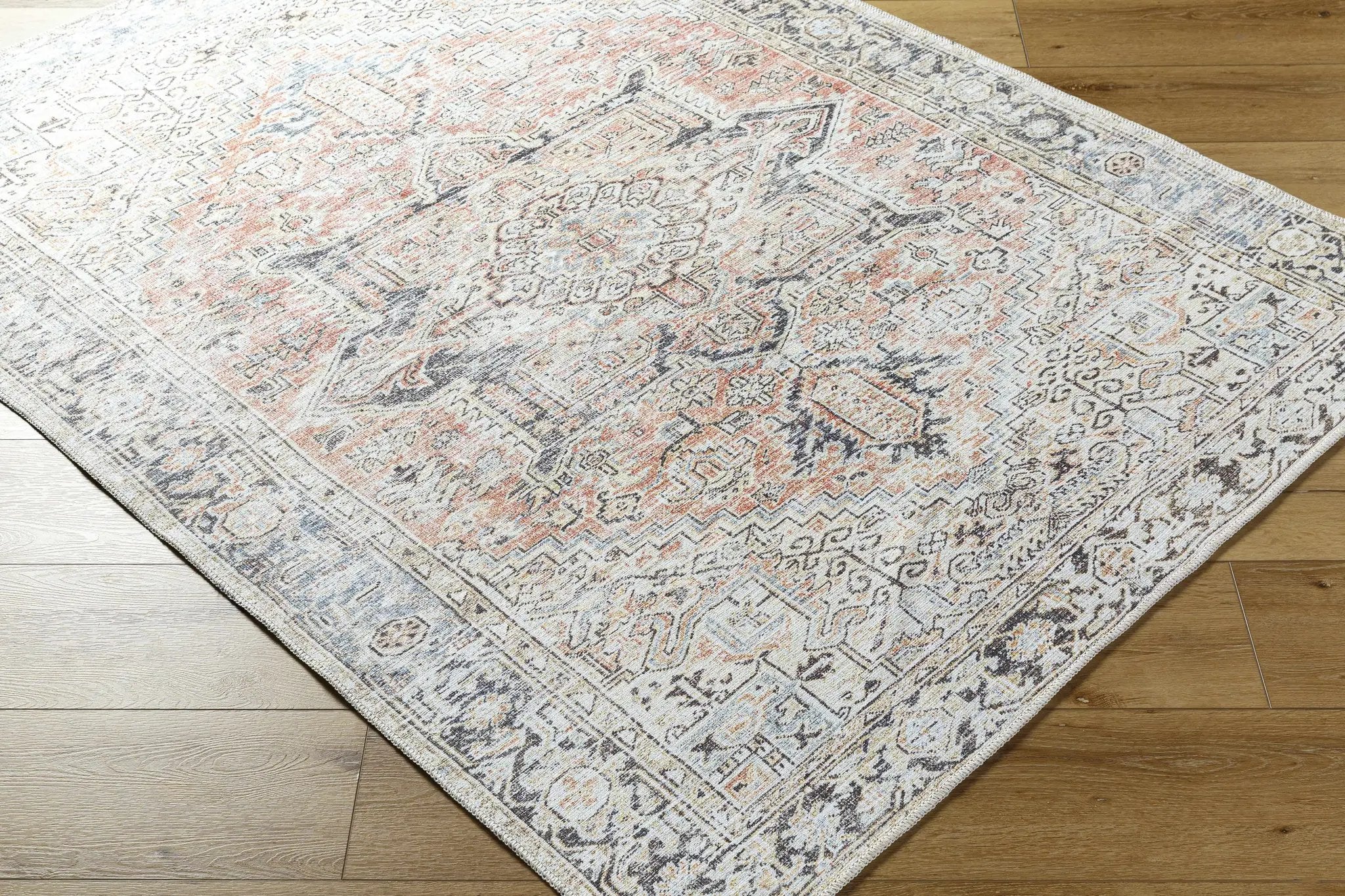 Darling Machine Woven Becki Owens x LIVABLISS BODA-2303 Washable Area Rug by Boutique Rugs