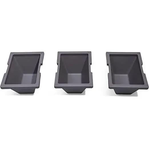 Espresso Rectangular Plastic Raised Garden Bed Planter Box with Removeable Trays by HomePacific