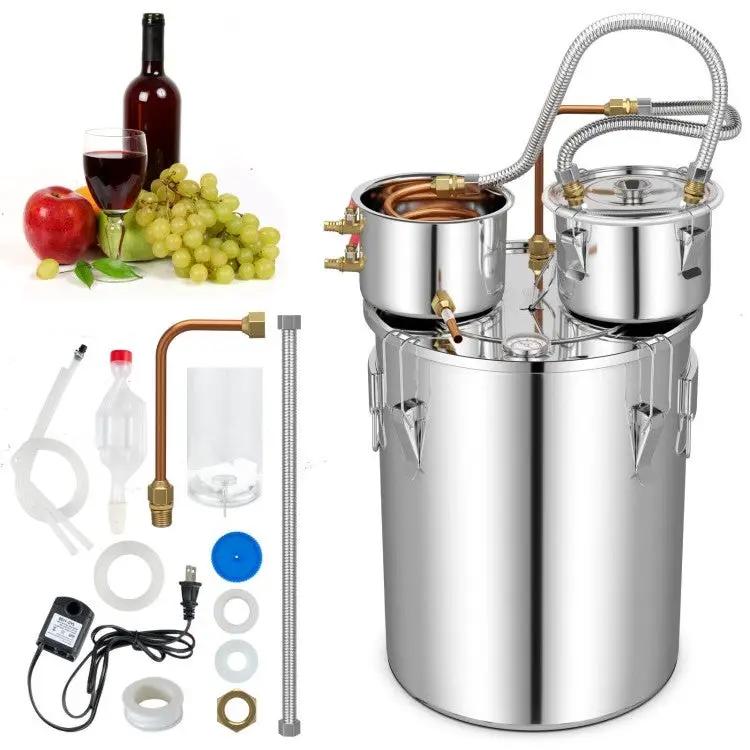 10 Gallon Stainless Steel Alcohol Still Fermenting / Distilling Kit by HomePacific