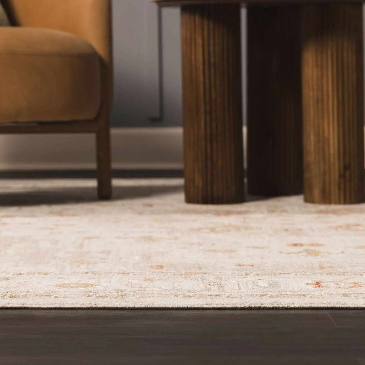 Dieppe Thick Luxe Statement Rug, installed in a room 6