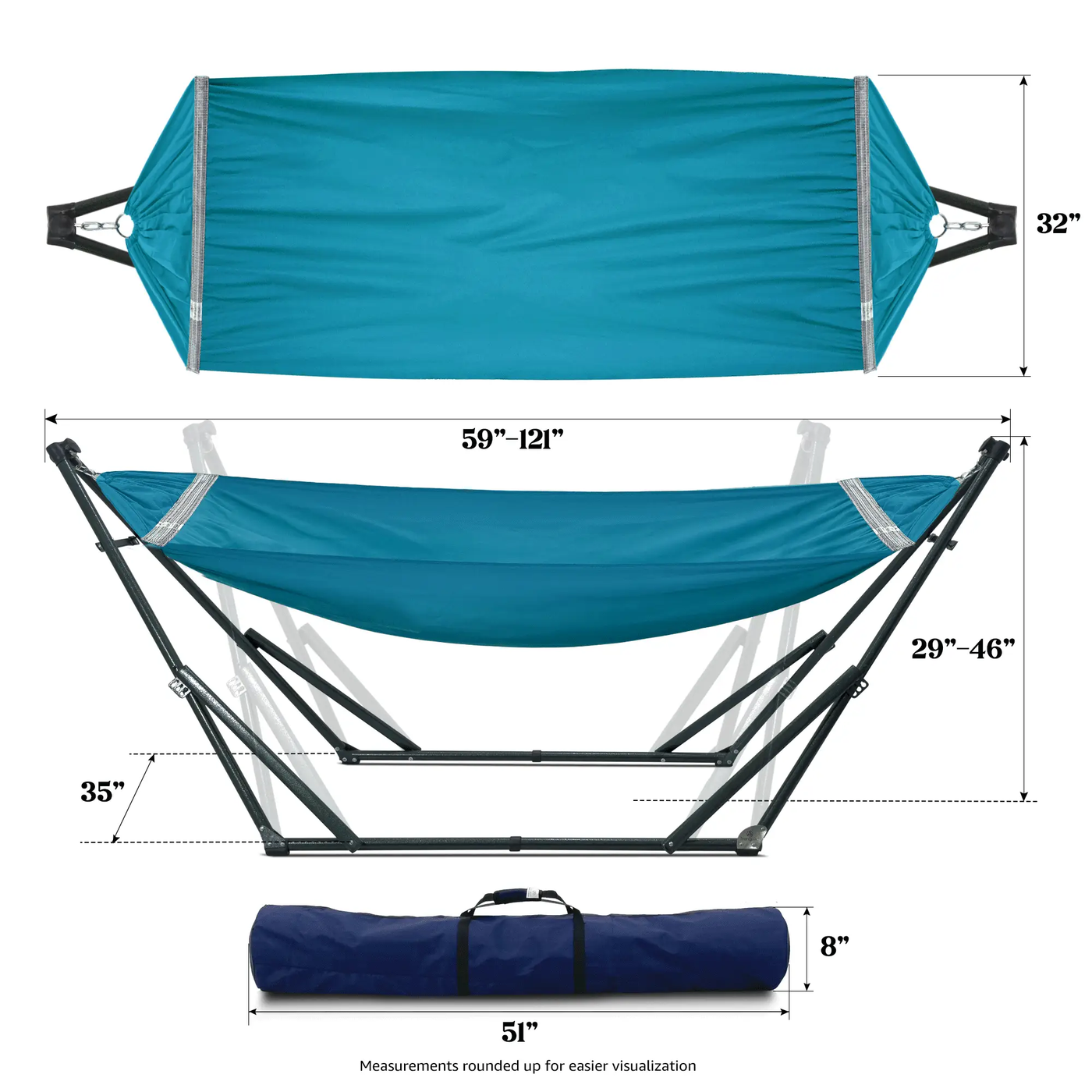 Universal Canvas Hammock Medium Size by Megsu