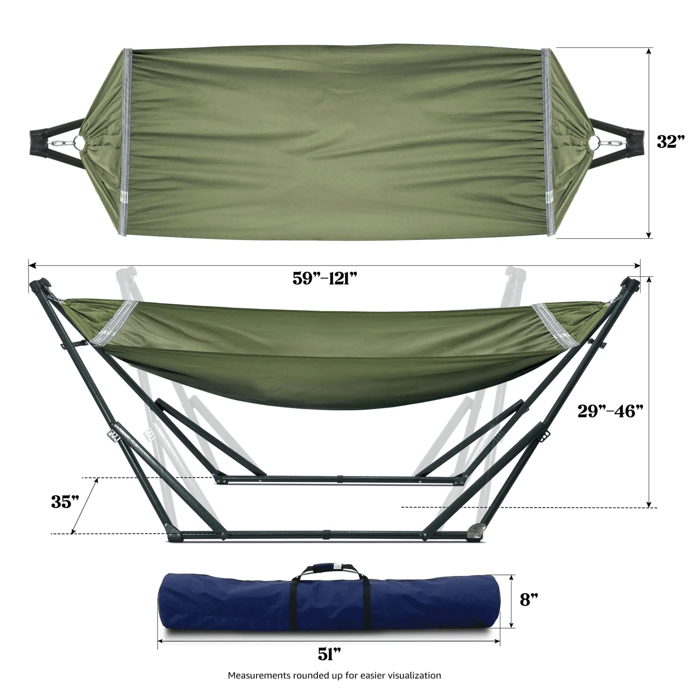 Universal Canvas Hammock Medium Size by Megsu