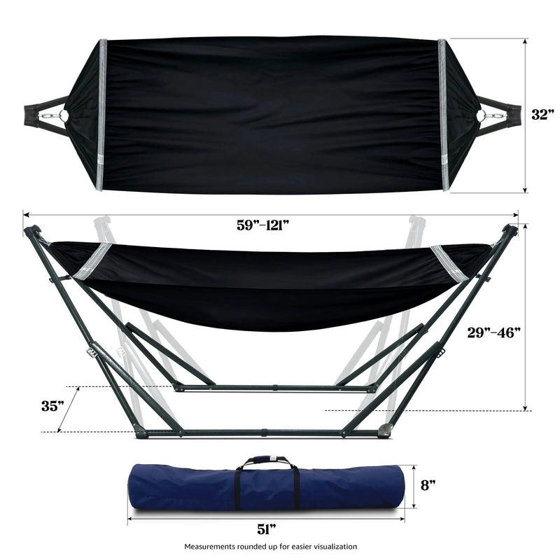 Tranquillo Universal Canvas Hammock Medium Size for Ultimate Comfort and Style by Megsu