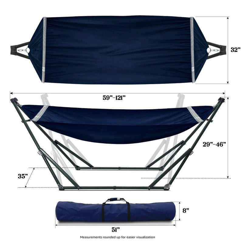 Tranquillo Universal Canvas Hammock Medium Size for Ultimate Comfort and Style by Megsu