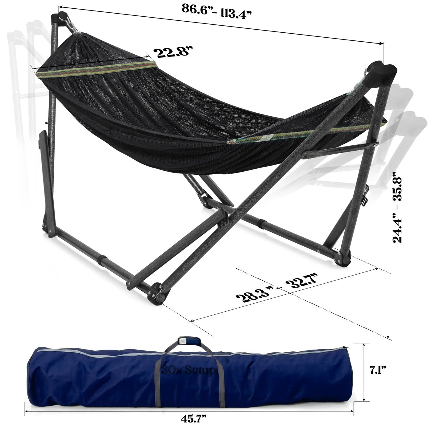 Uniki Collapsible Hammock Stand by Megsu