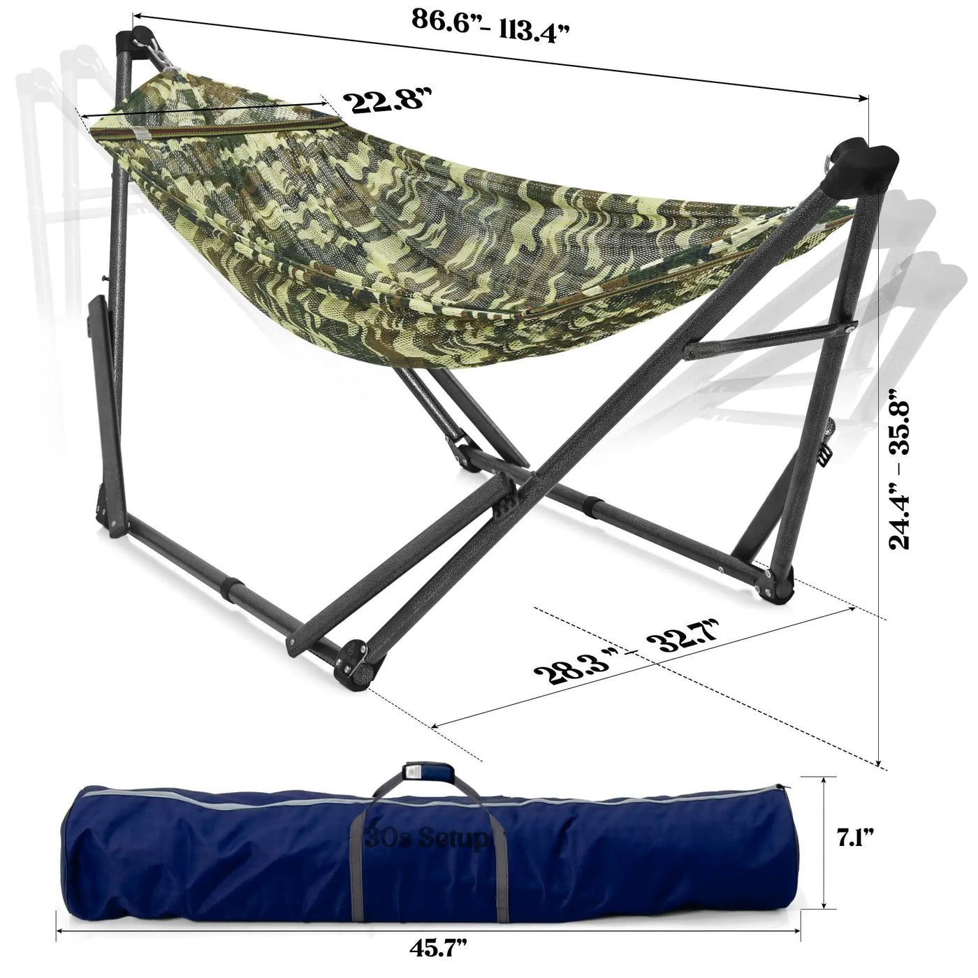 Uniki Collapsible Hammock Stand by Megsu
