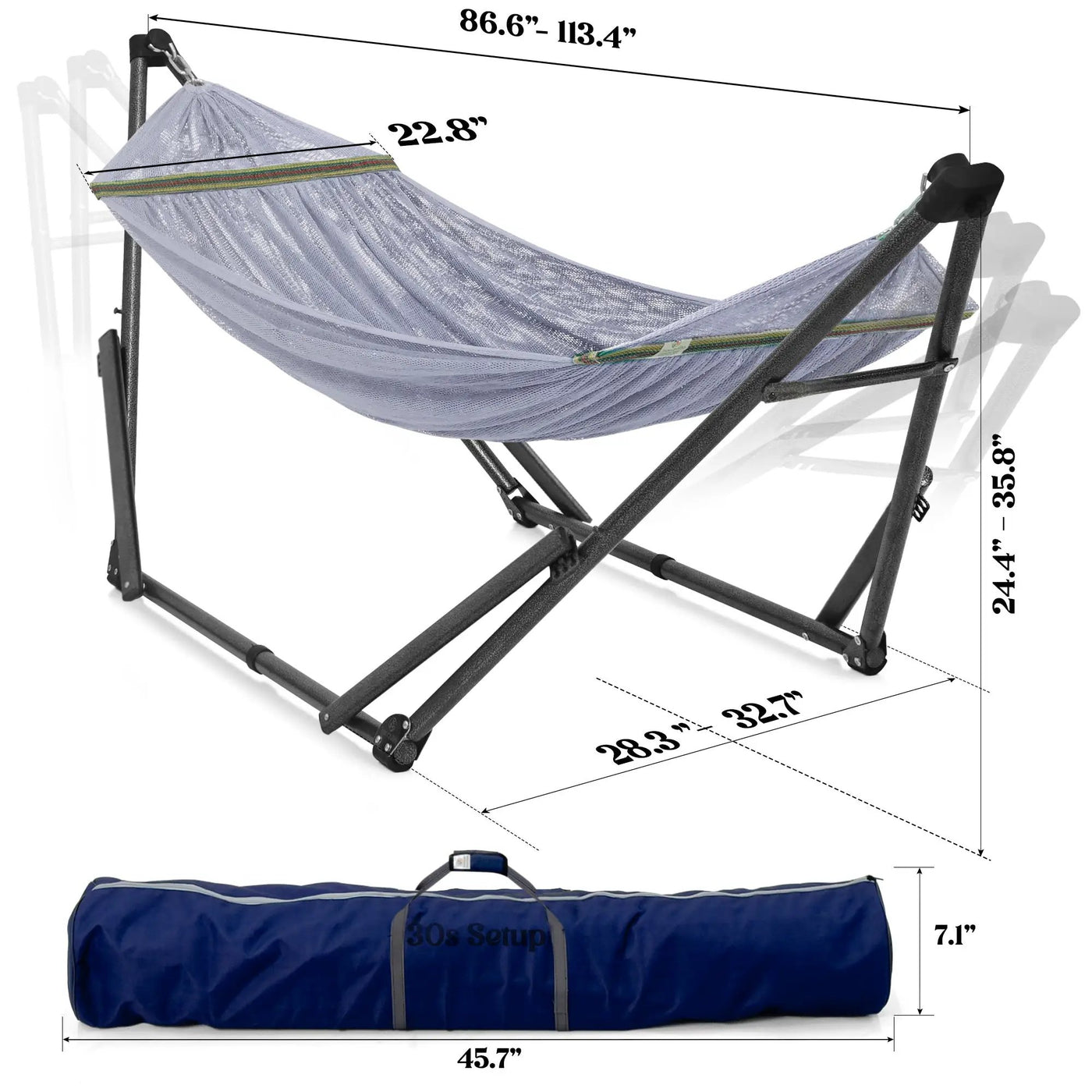Uniki Collapsible Hammock Stand by Megsu