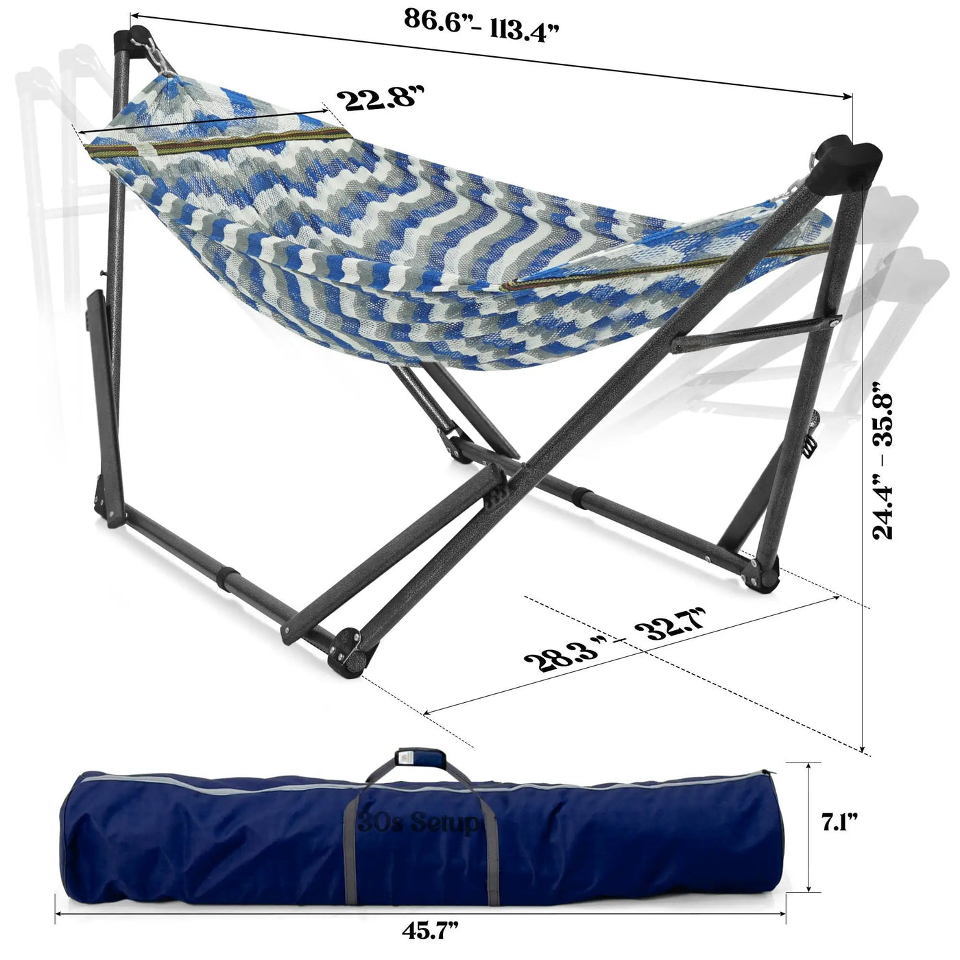 Uniki Collapsible Hammock Stand by Megsu