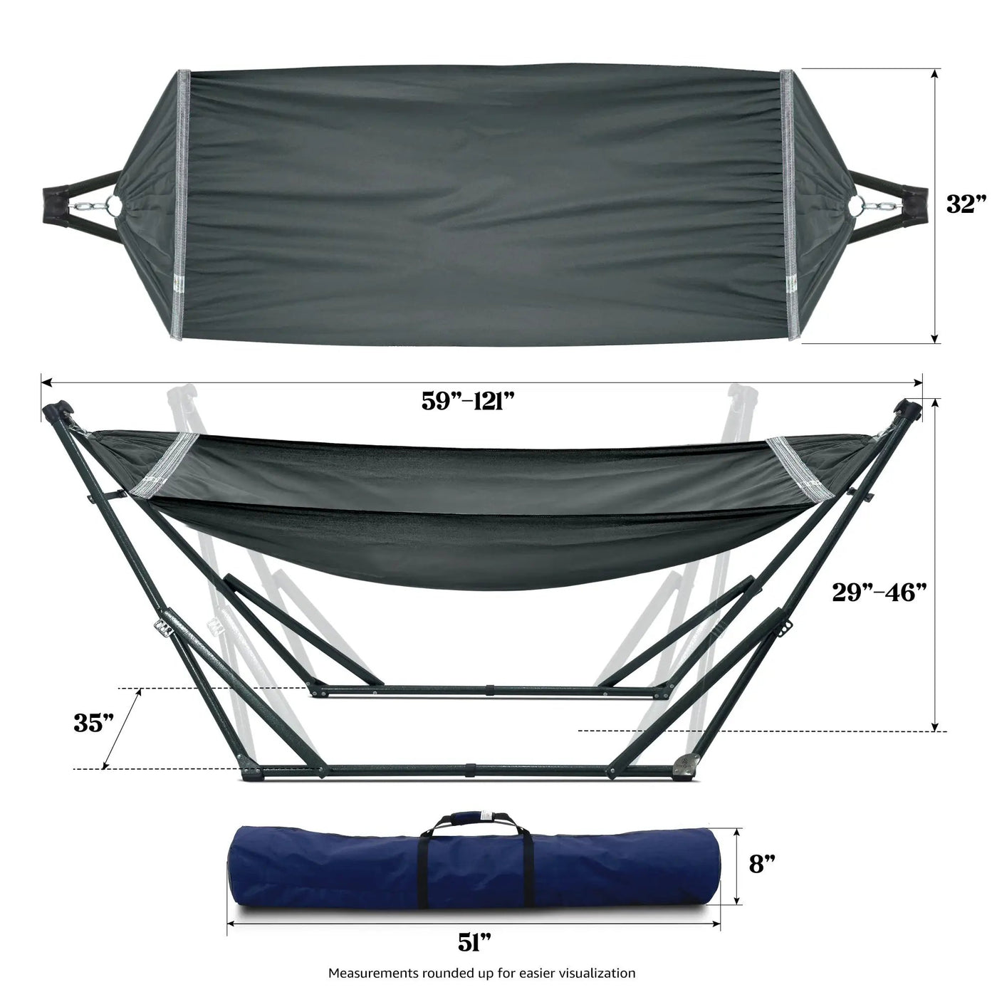 Universal Canvas Hammock Medium Size by Megsu