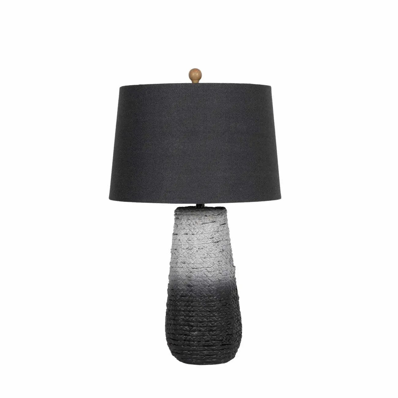 Dingras Pale Blue Jute Table Lamp - Clearance by Boutique Rugs