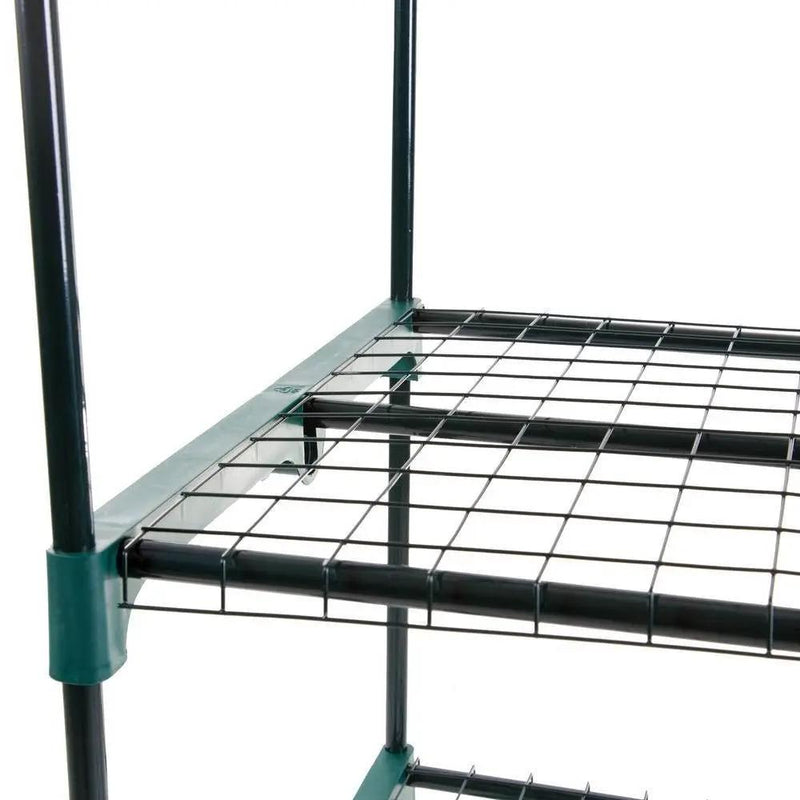 Durable 4-Tier Plant Stand Greenhouse with Zippered PVC Cover by HomePacific