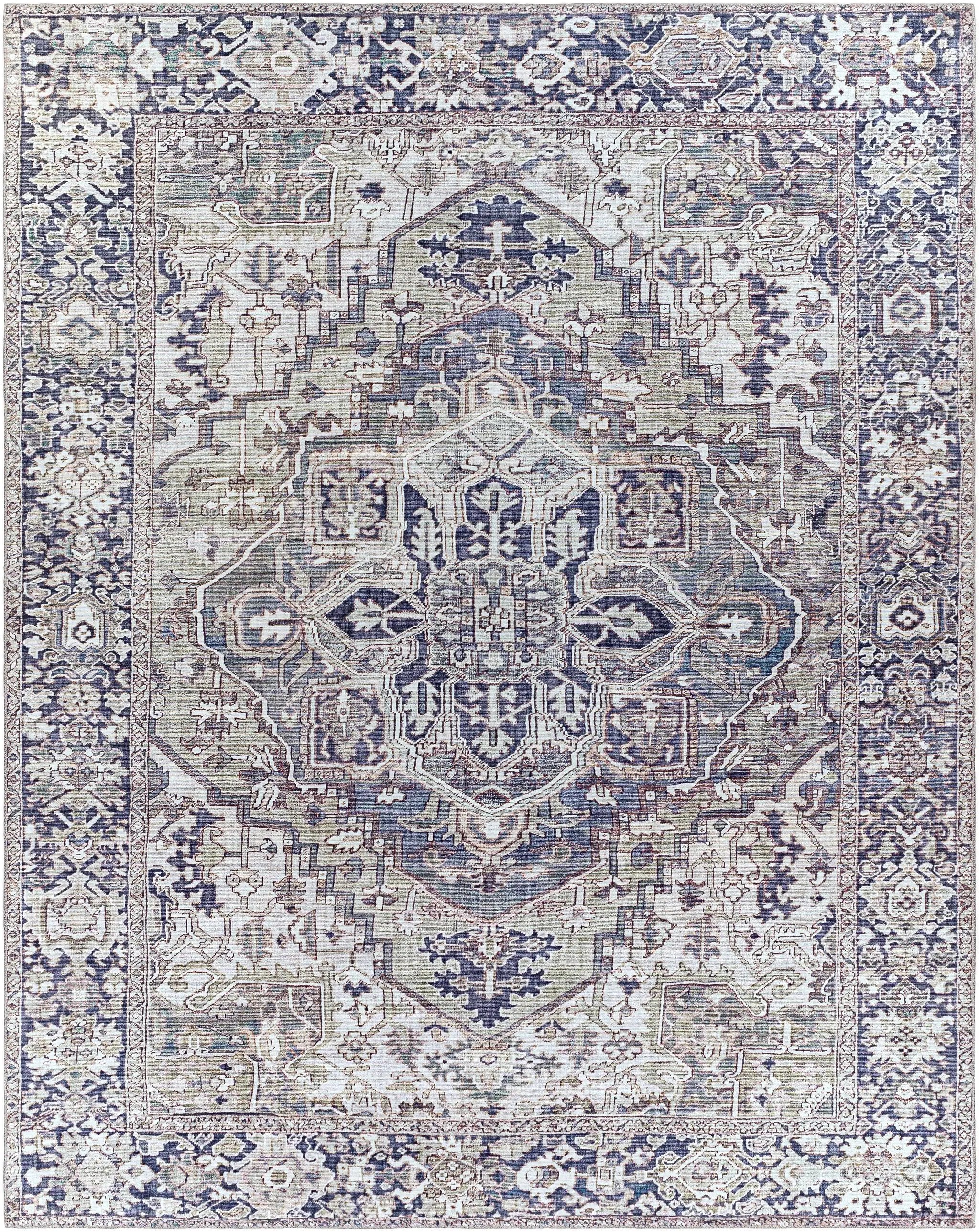 Neyland Iris Gray Area Rug 2359 by Boutique Rugs