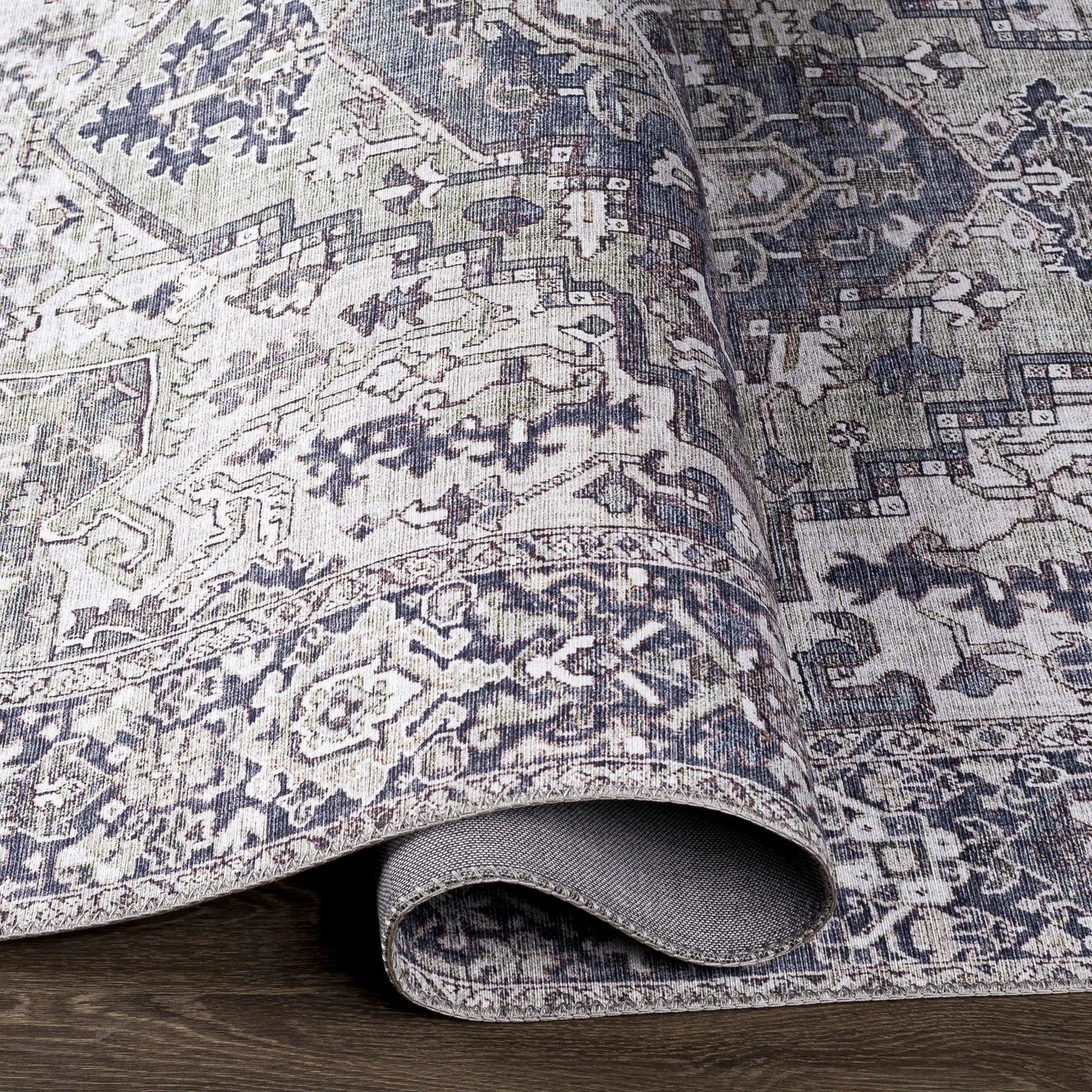 Neyland Iris Gray Area Rug 2359 by Boutique Rugs