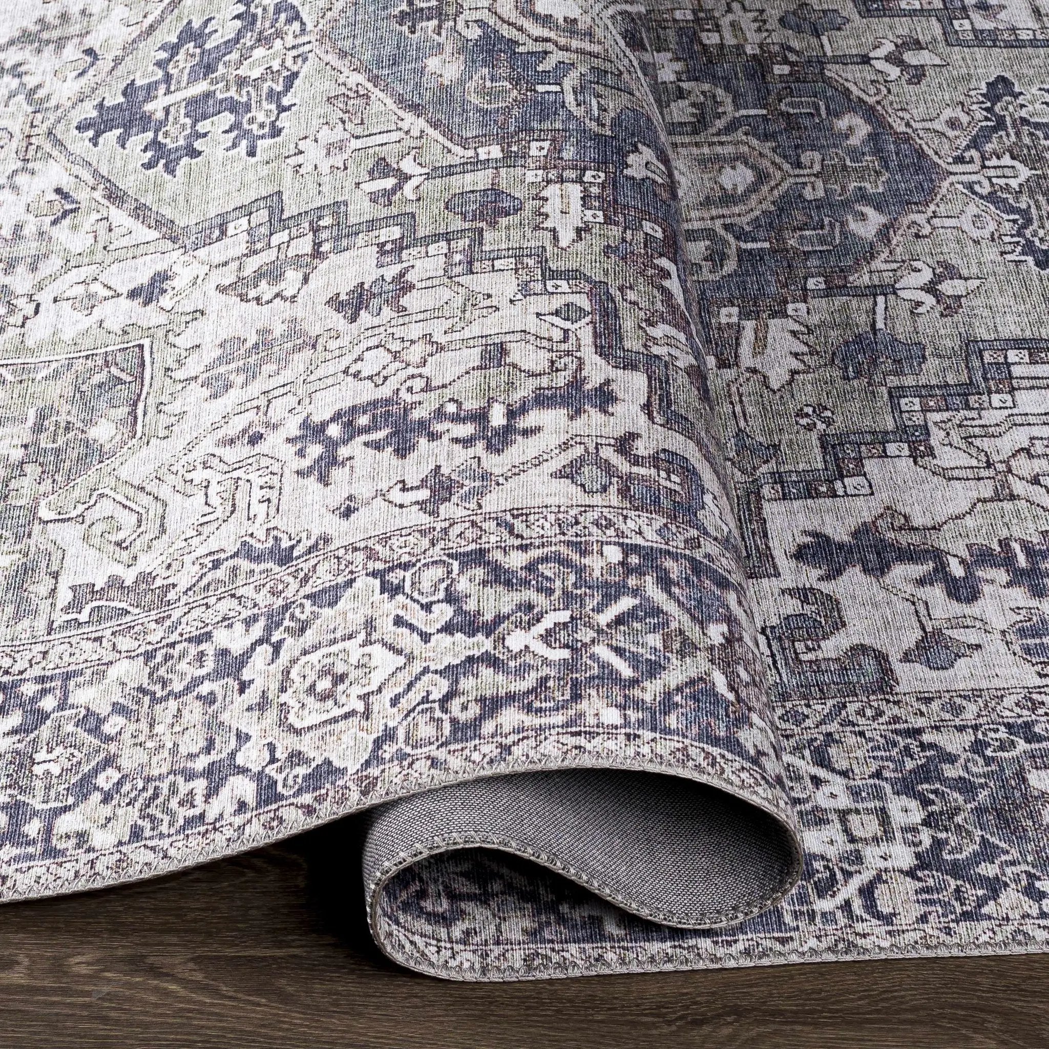 Neyland Iris Gray Area Rug 2359 by Boutique Rugs