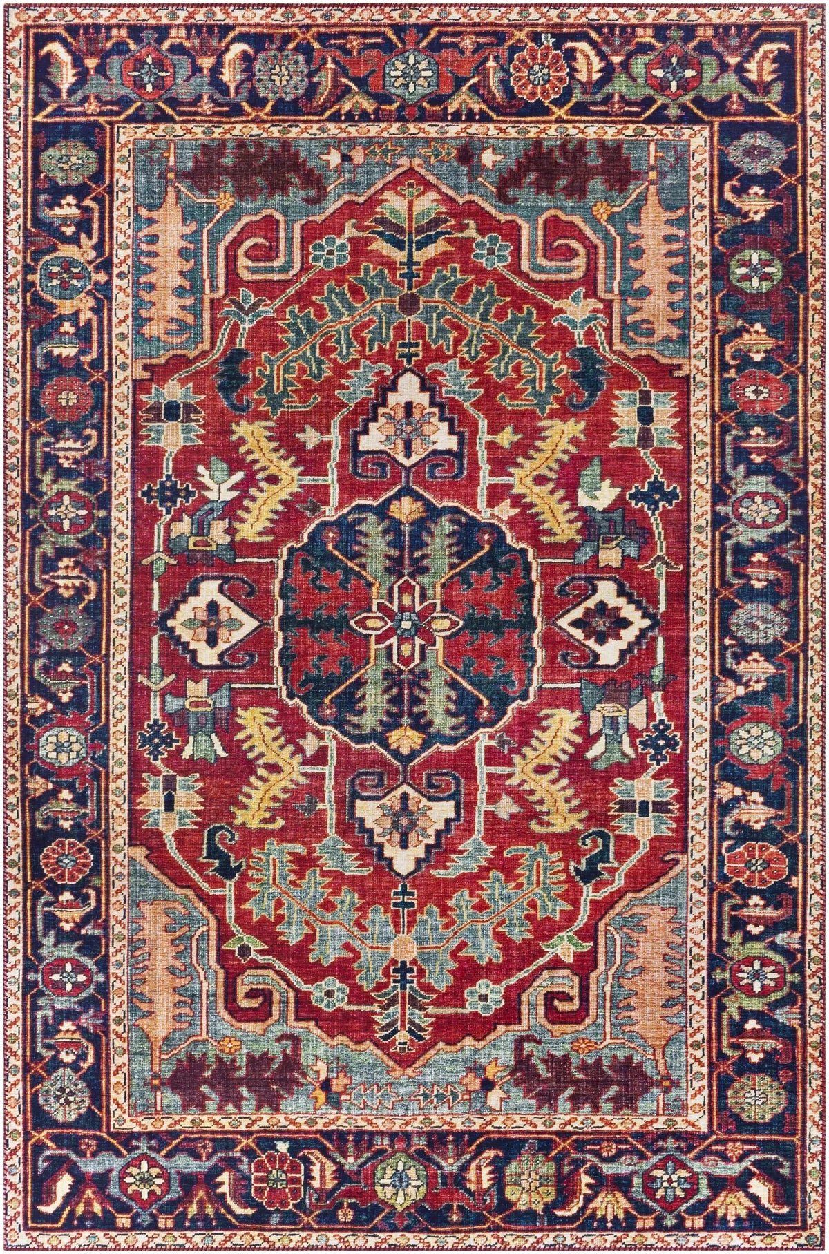 Dorcas Red Performance Rug, photo 6 of 11
