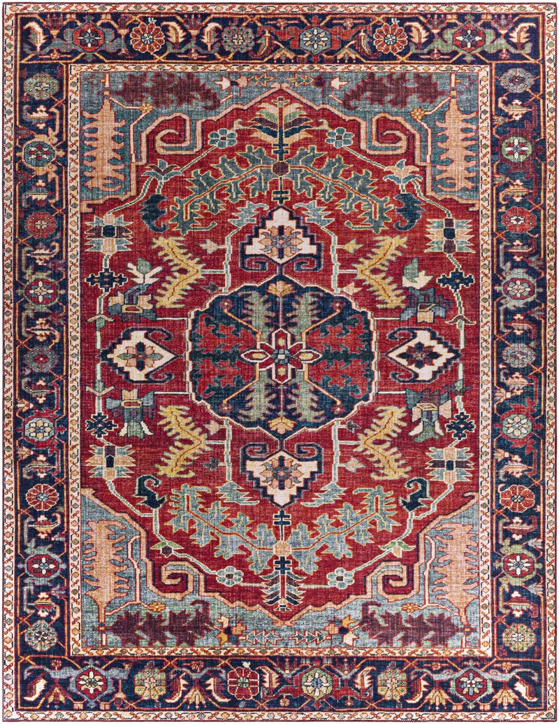 Dorcas Red Performance Rug by Boutique Rugs