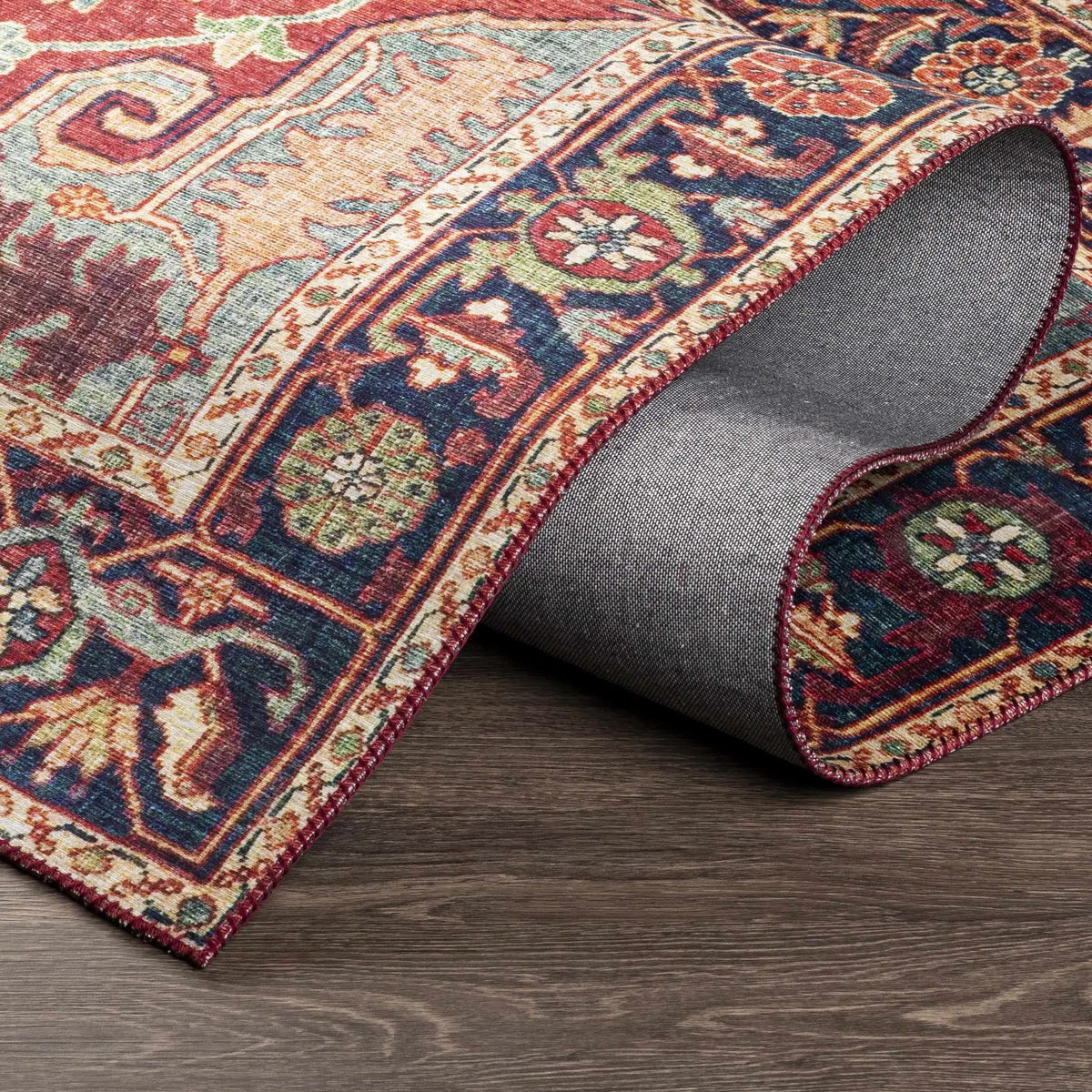 Dorcas Red Performance Rug, photo 4 of 11
