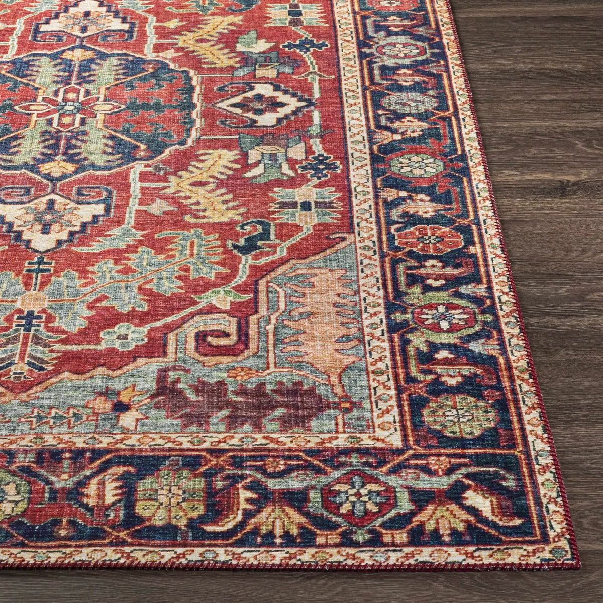 Dorcas Red Performance Rug, photo 7 of 11