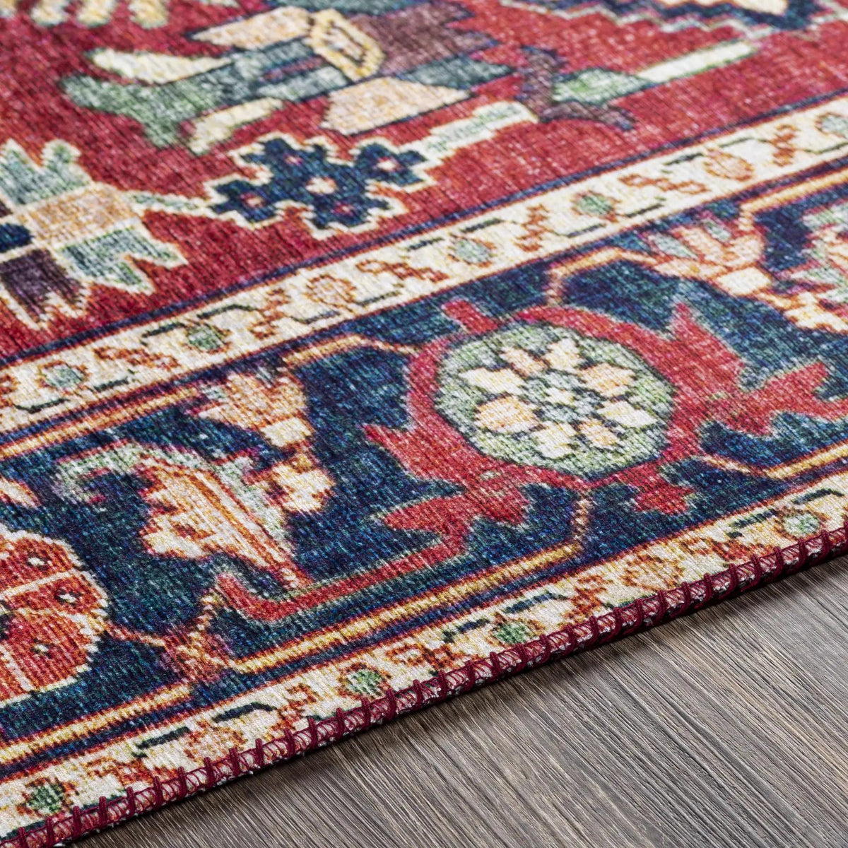 Dorcas Red Performance Rug, photo 8 of 11
