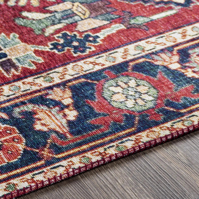 Dorcas Red Performance Rug by Boutique Rugs