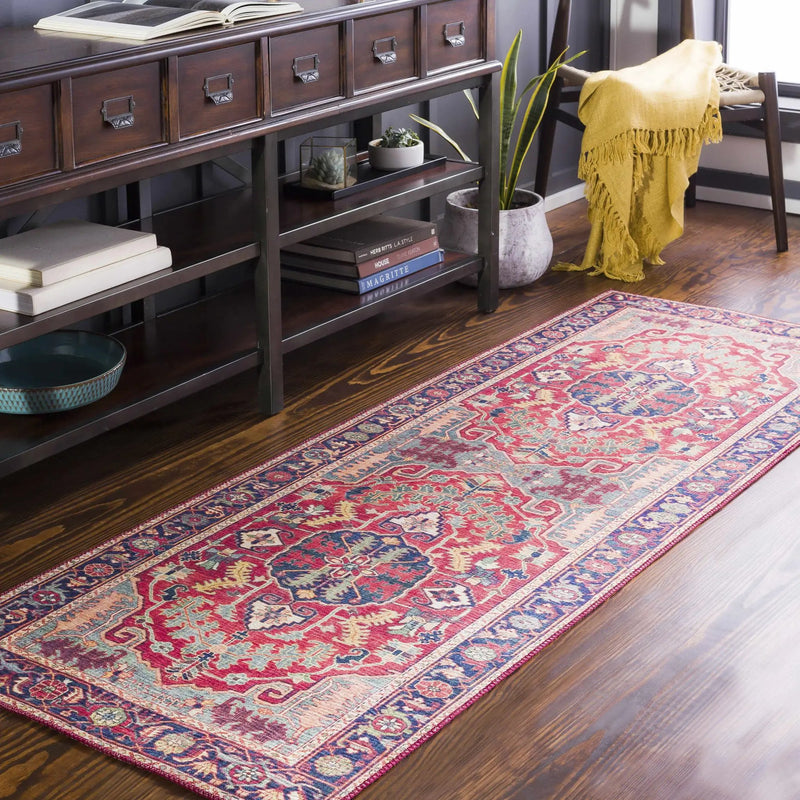 Dorcas Red Performance Rug by Boutique Rugs