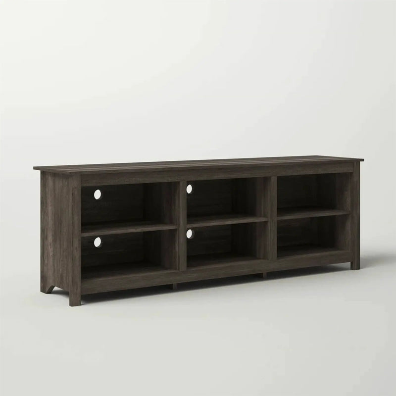70-inch Dark Brown Wood TV Stand Entertainment Center for TV up to 78-inch by HomePacific