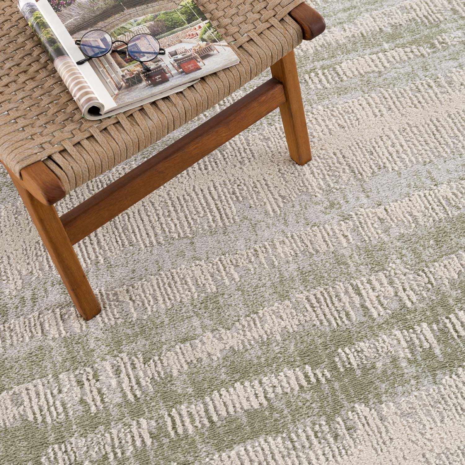 Asmara Green Area Rug by Boutique Rugs
