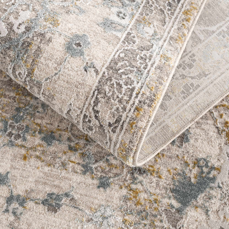 Alroy Textured Rug with Fringes by Boutique Rugs