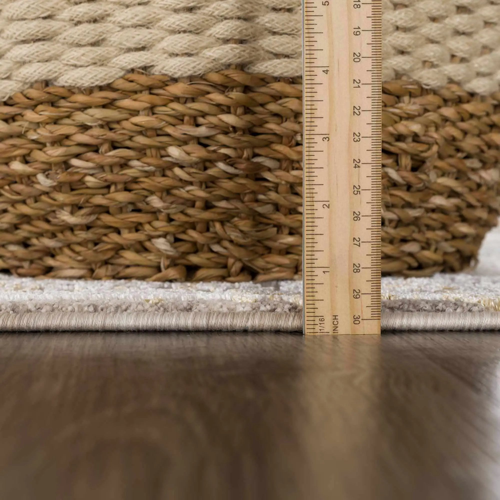 Alroy Textured Rug with Fringes by Boutique Rugs