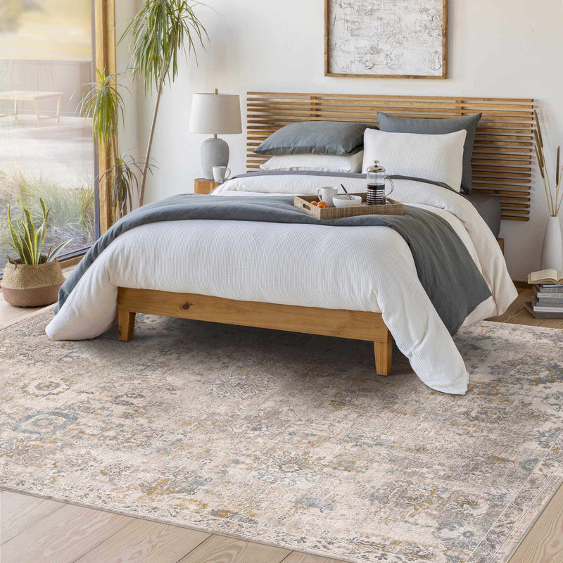 Alroy Textured Rug with Fringes by Boutique Rugs