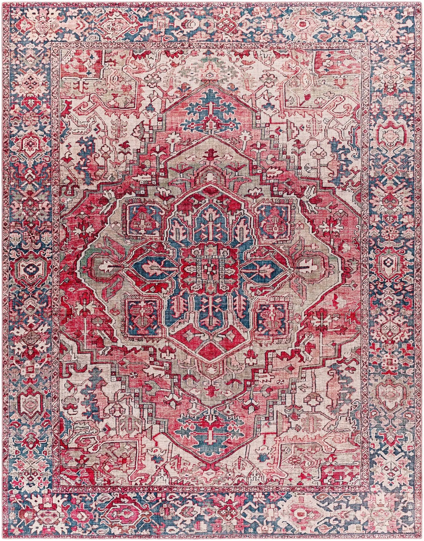 Neyland Iris Blush Area Rug 2357 by Boutique Rugs