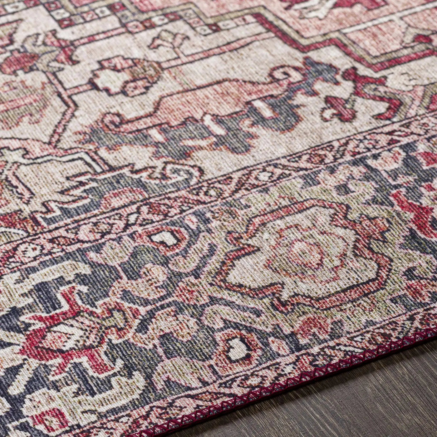 Neyland Iris Blush Area Rug 2357 by Boutique Rugs