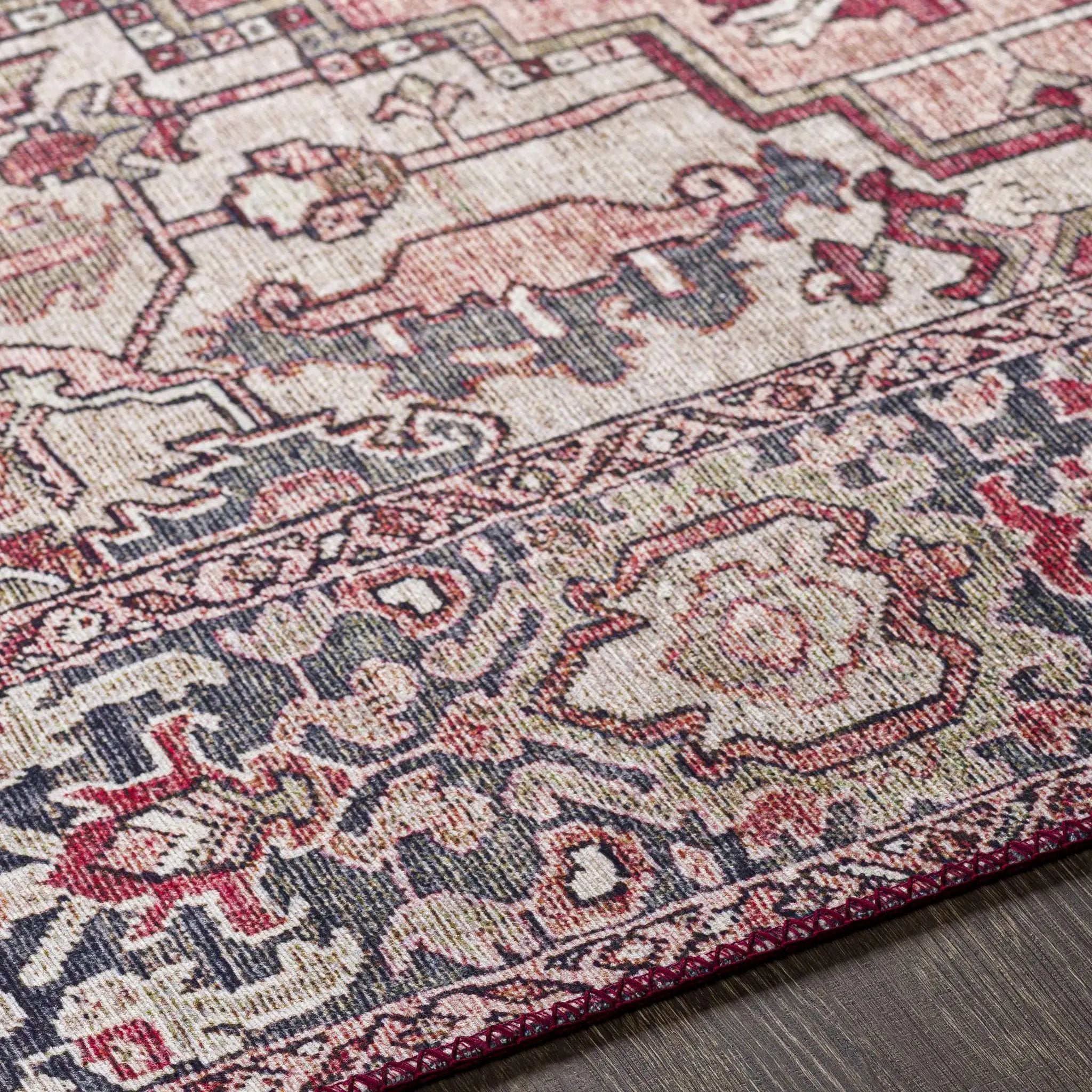 Neyland Iris Blush Area Rug 2357 by Boutique Rugs