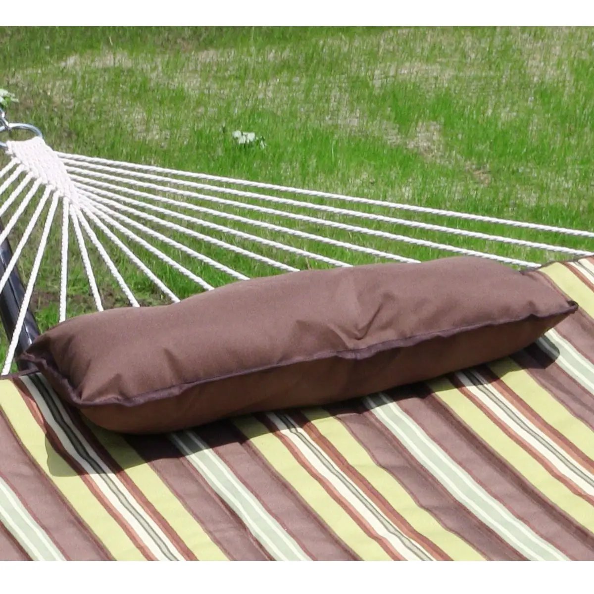 Rope Hammock Set with Stand Pad and Pillow 55 x 144-inch - Desert Stripe by HomePacific