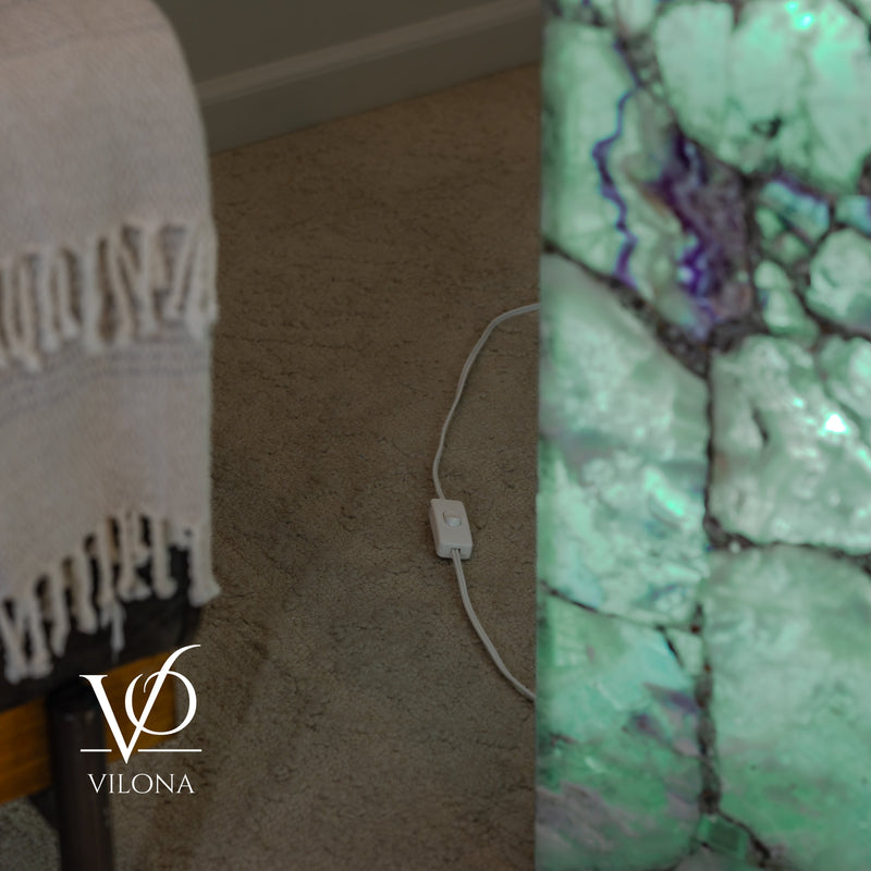 Fluorite Floor Lamp #7 – 47.5" Tall × 10" Square, photo 13 of 15