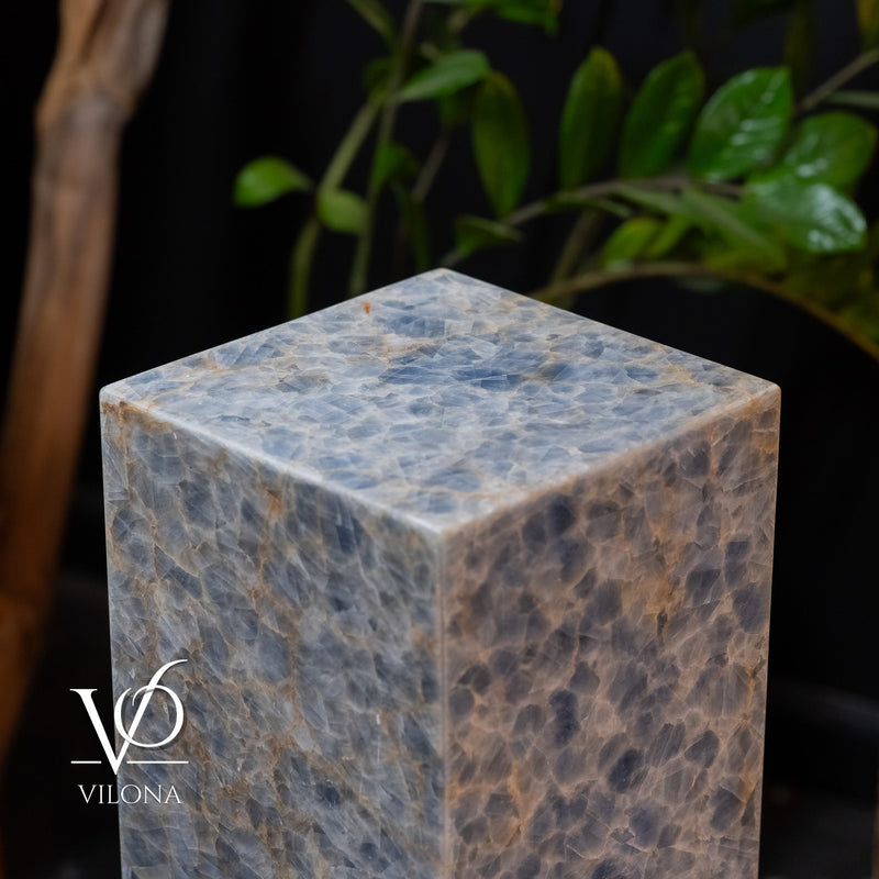 Arctic Onyx Floor Lamp - Small - 27.5"H x 8"W - Square - #4, photo 10 of 10