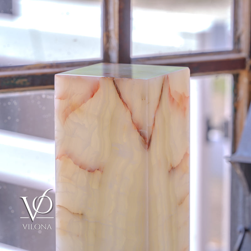 Bamboo Onyx Table Lamp – Light Edition #1 – 19.75" Tall × 6" Wide, photo 14 of 17