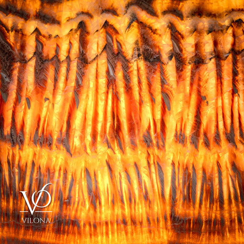 Exotic Dragon Eye Golden Cloud (Onyx Floor Lamp) - Medium - 51.25"H x 12"W - Square - #1, photo 4 of 13