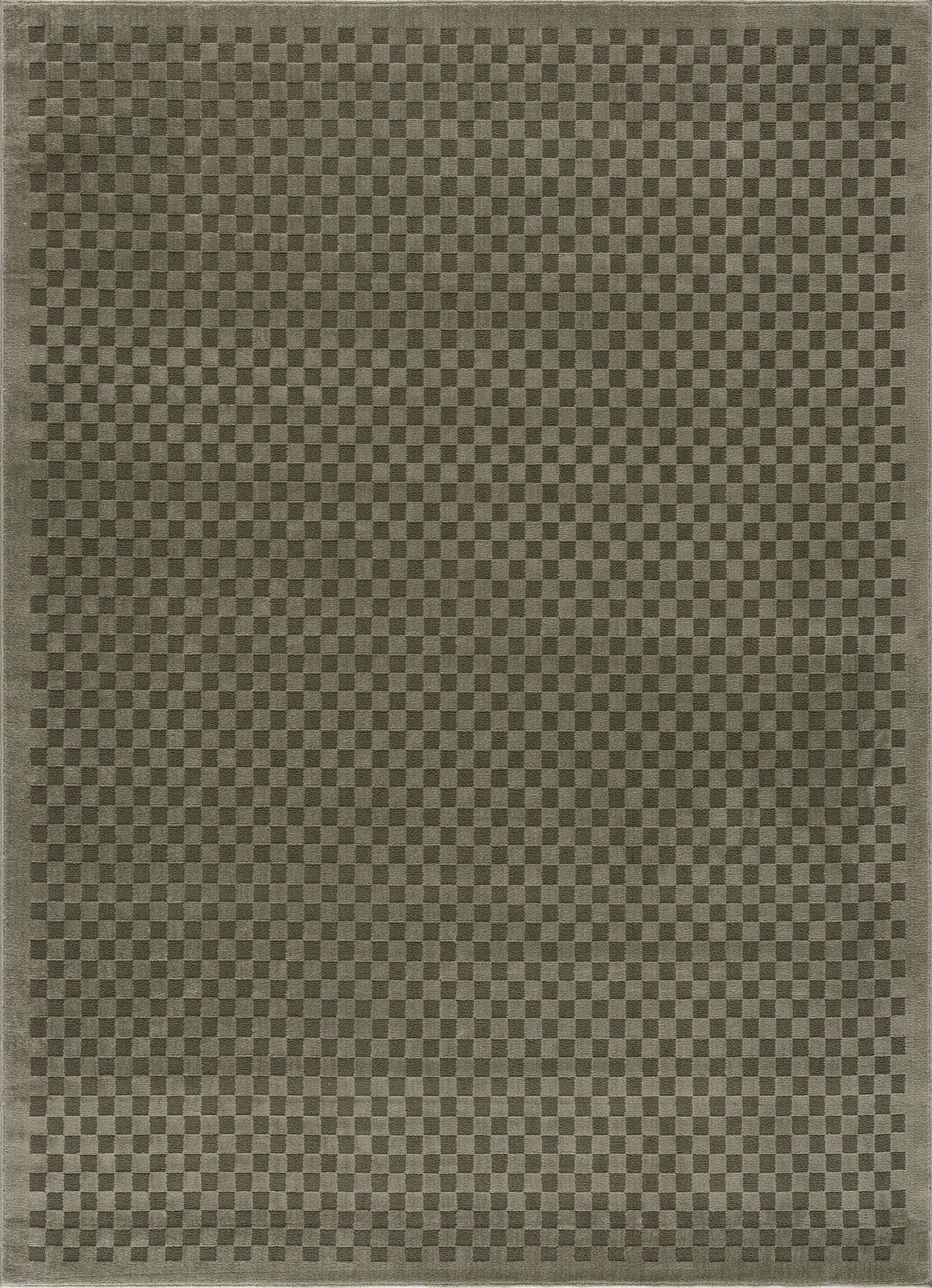 Gaiwan Olive Green Washable Area Rug by Boutique Rugs