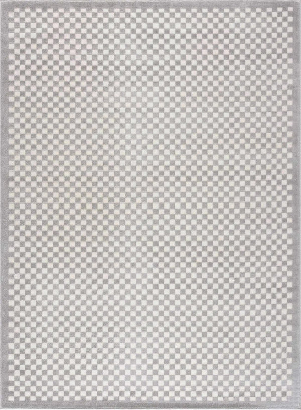 Gaiwan Cream Gray Washable Area Rug