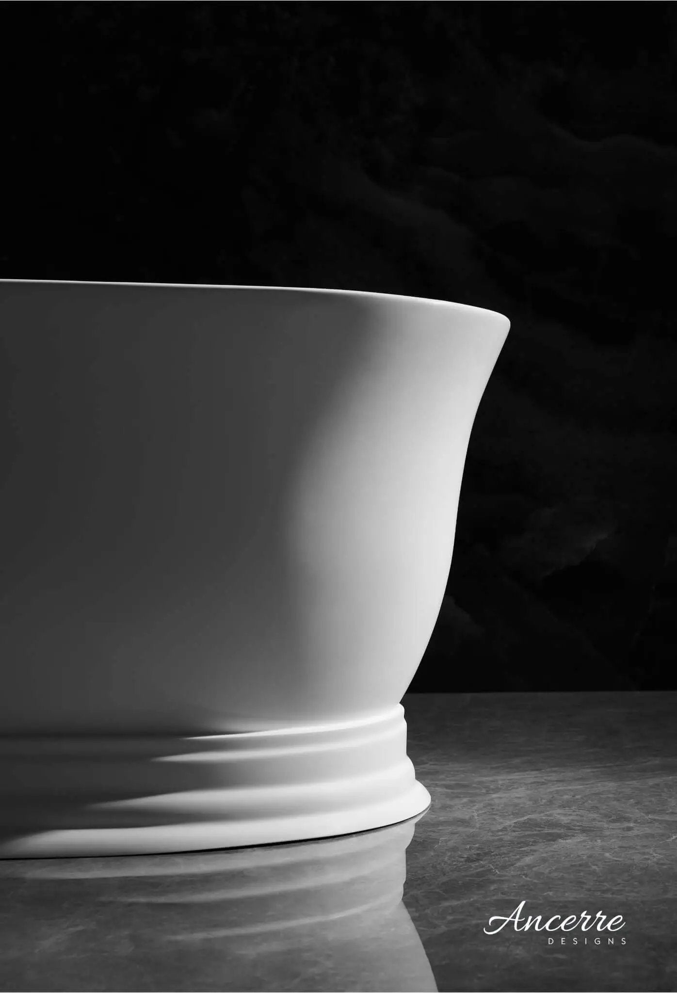 Heritage Freestanding Solid Surface Bathtub by Ancerre Designs