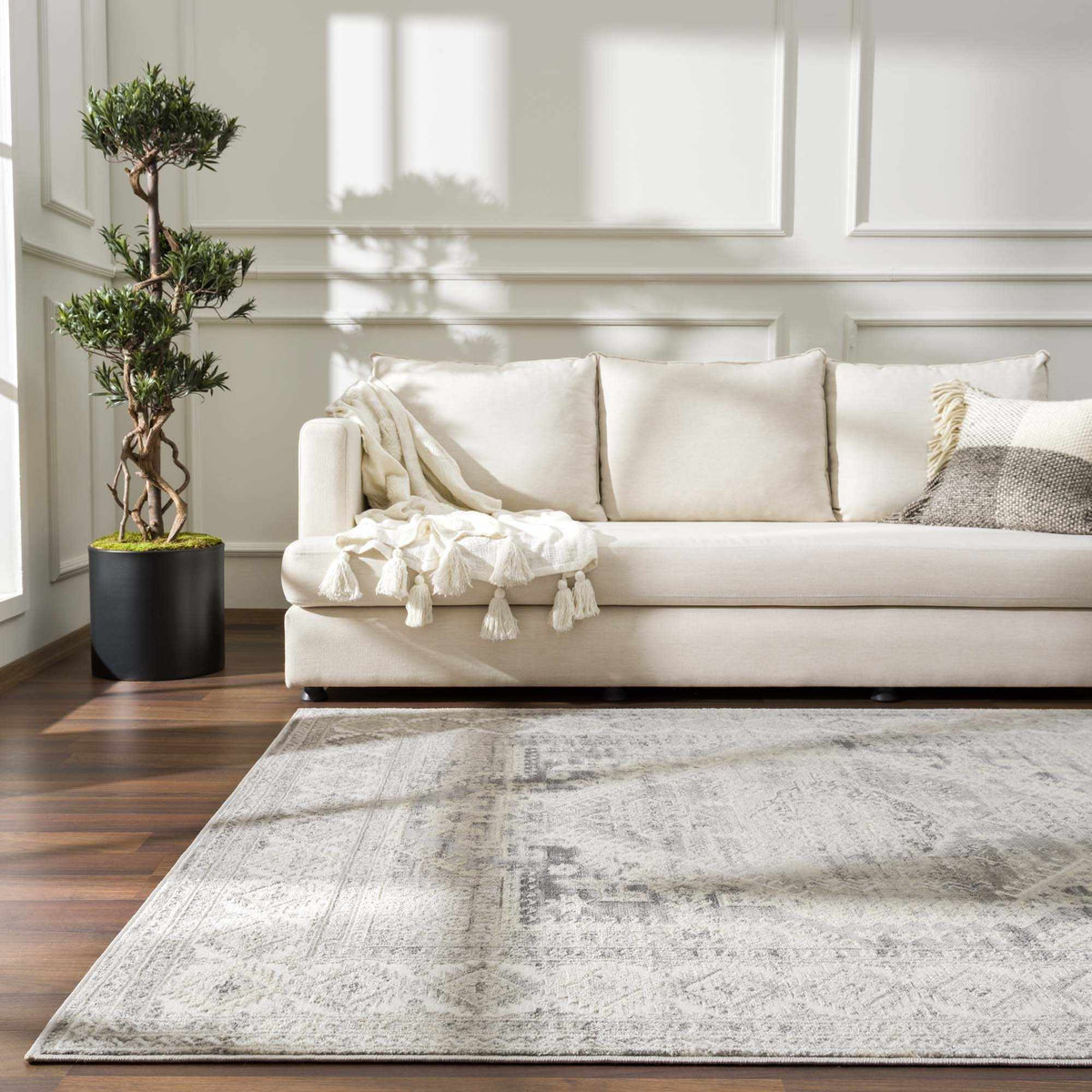 Brend Taupe Medallion Area Rug - Clearance, photo 9 of 14
