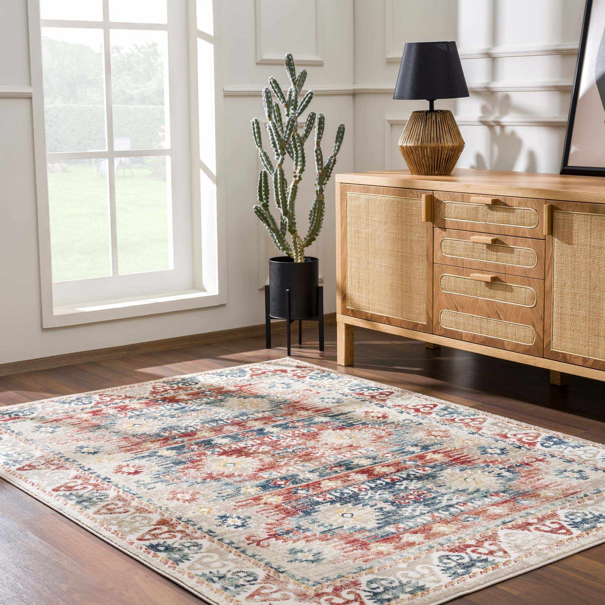 Bindi Blue & Rose Area Rug - Clearance, photo 11 of 14