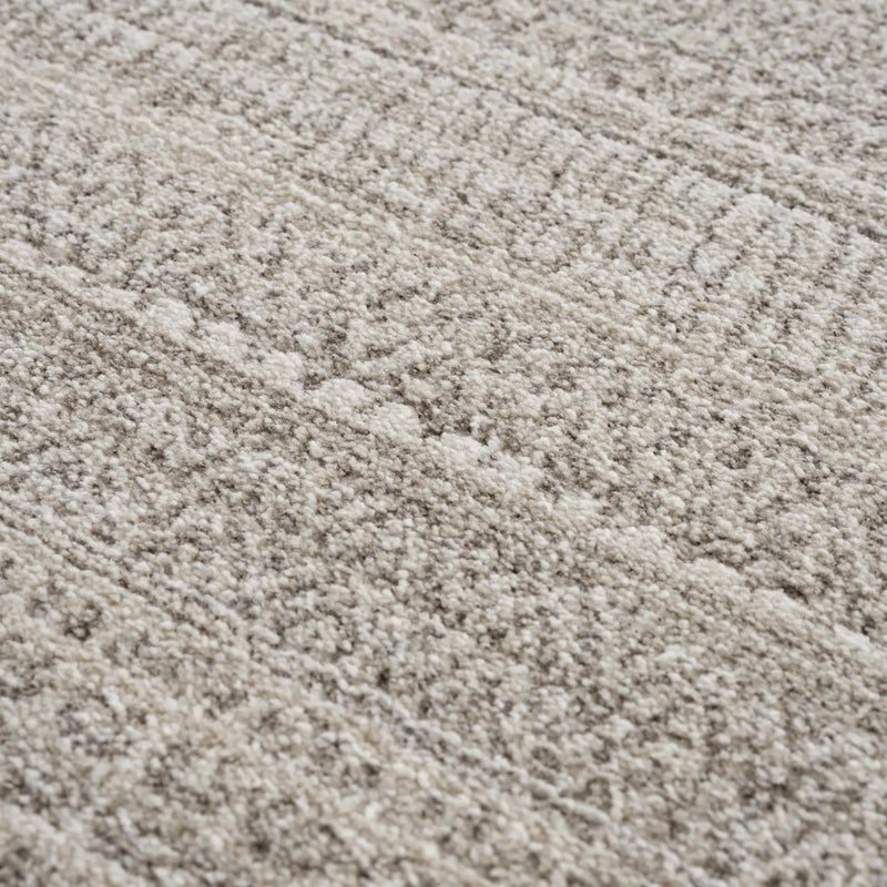 Nate Beige Tribal High Pile Carpet by Boutique Rugs