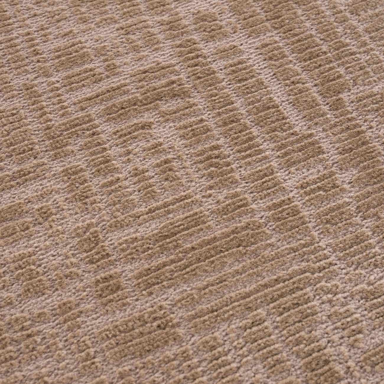 Leanna Light Brown Washable Area Rug by Boutique Rugs