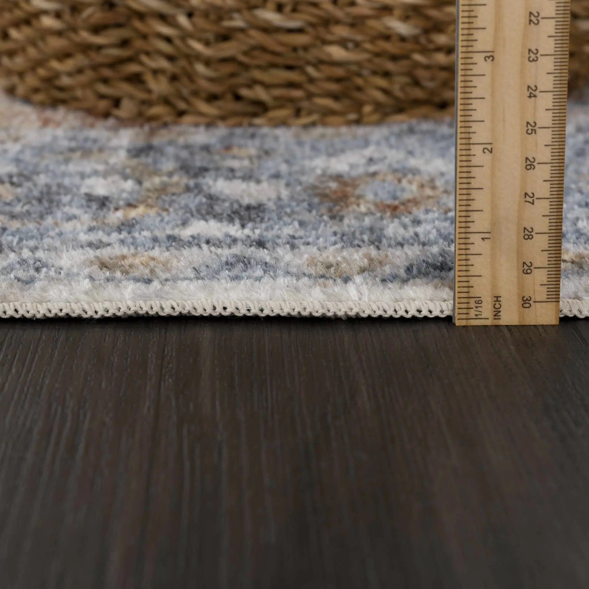 Rust Hiti Washable area rug - Clearance by Boutique Rugs