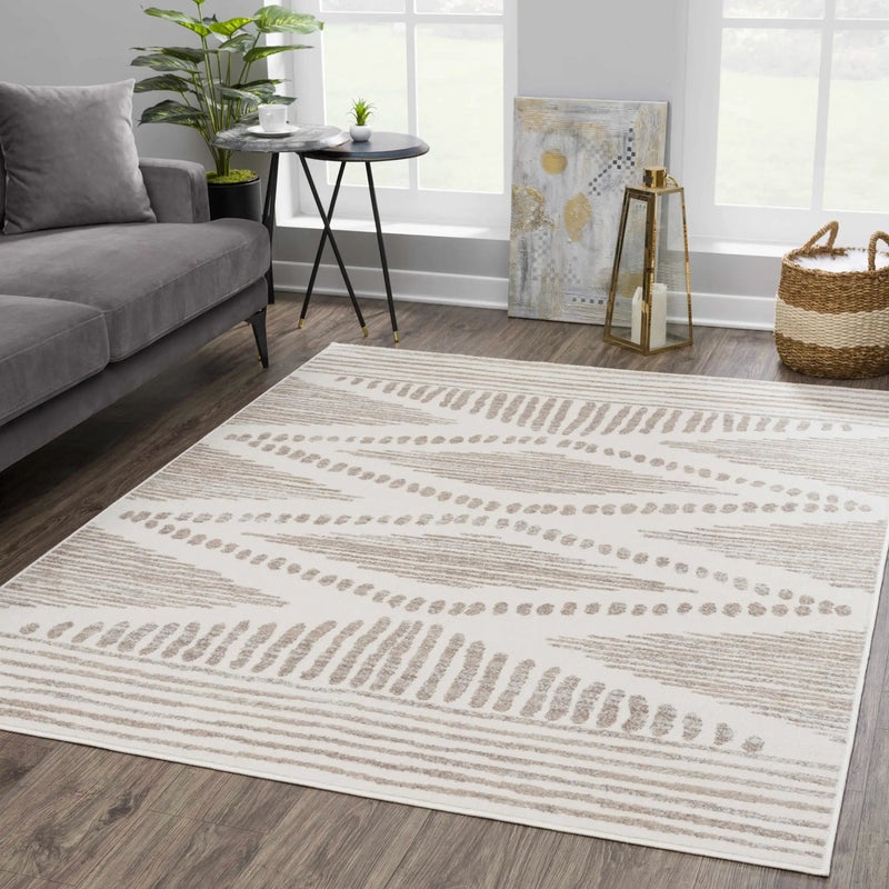 Tigrisis Beige 2328 Area Rug by Hauteloom