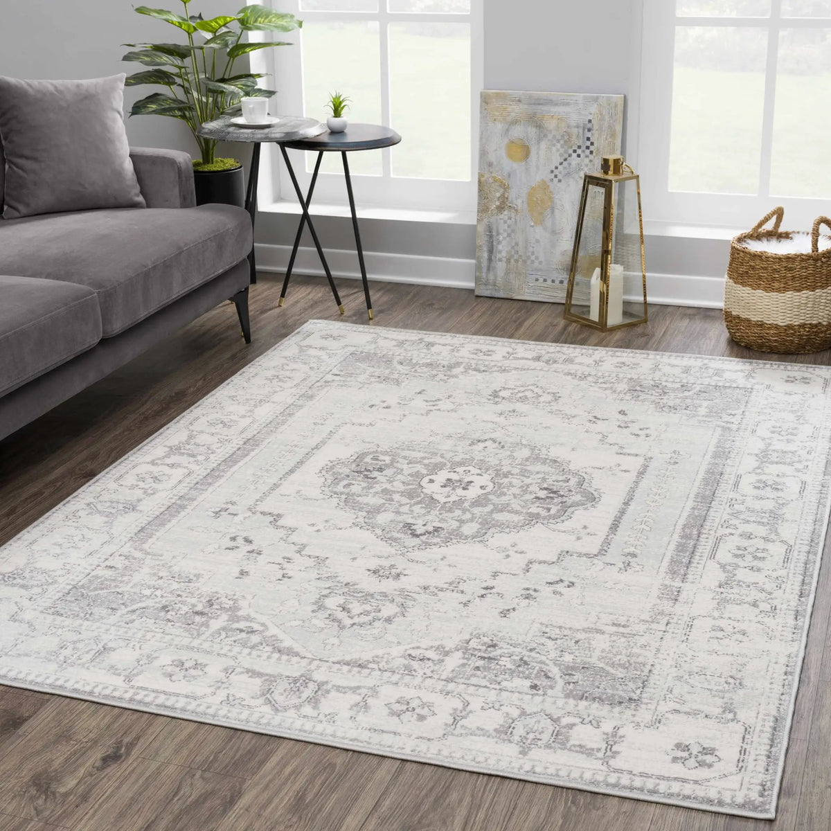 Tigried Ivory & Gray 2315 Area Rug - Clearance, photo 5 of 13